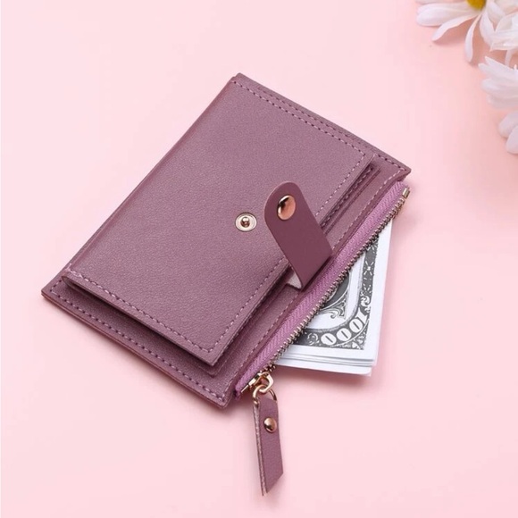 ⚠️Clearance Dusty Pink Slim Bifold Wallet / Cardholder - Picture 4 of 4